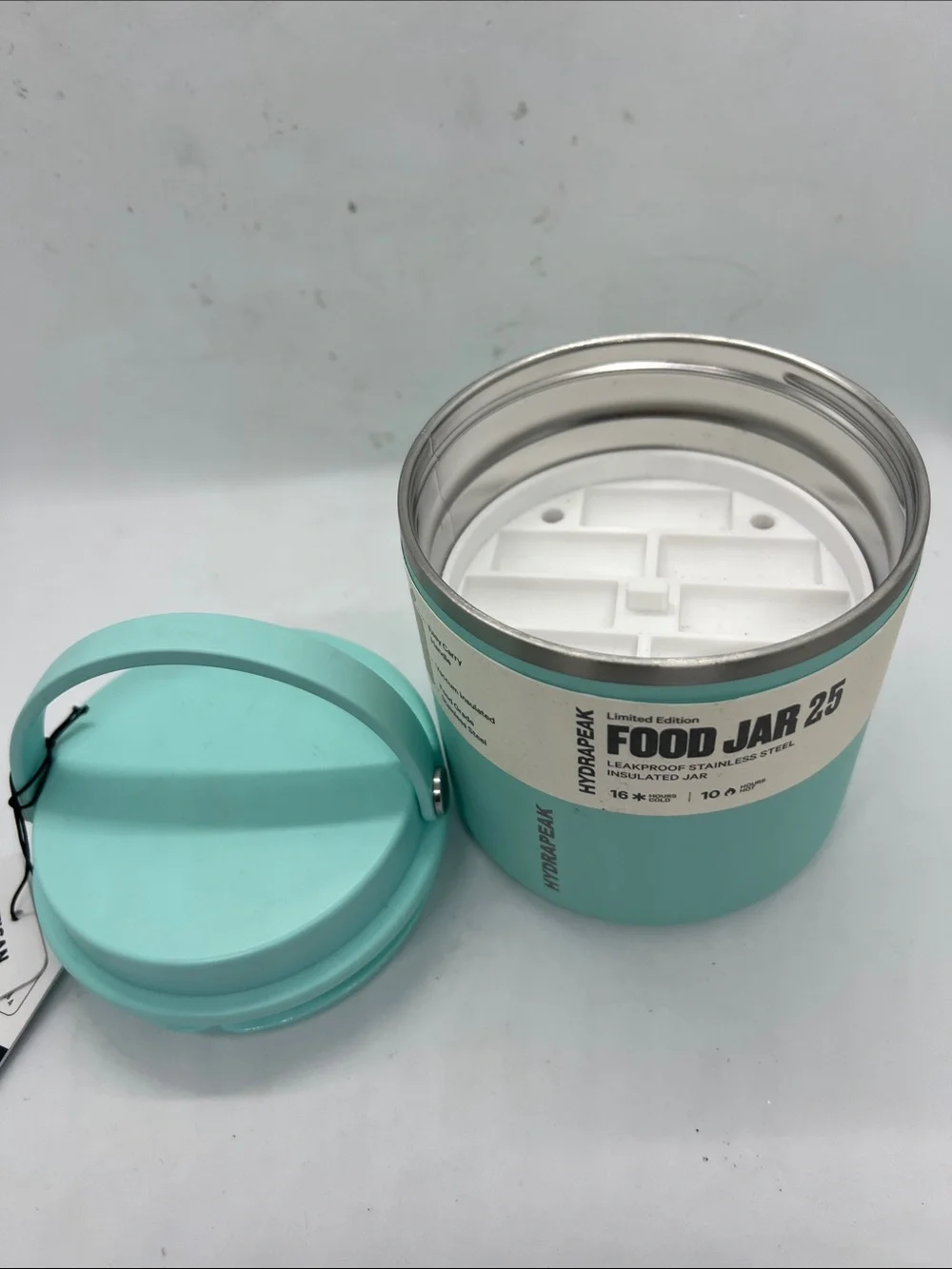Hydrapeak Food Jar Insulated Stainless Steel Plus Peptide Storage Container NWT